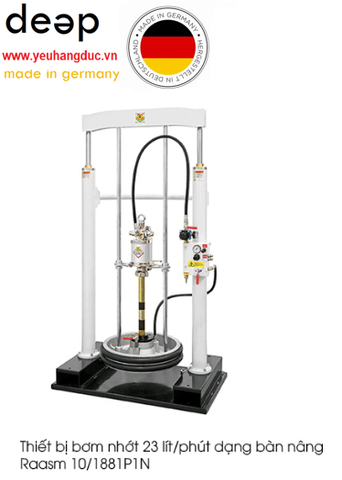  Thiết bị bơm nhớt 65 lít/phút dạng bàn nâng Raasm 10/1881P1N piqi2 | Www.Thietbinhapkhau.Com | Công Ty PQ 