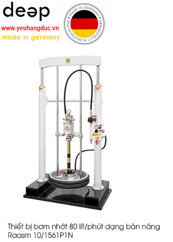  Thiết bị bơm nhớt 80 lít/phút dạng bàn nâng Raasm 10/1561P1N piqi2 | Www.Thietbinhapkhau.Com | Công Ty PQ 