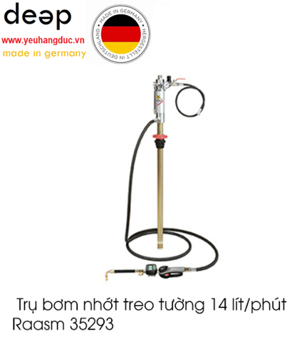  Trụ bơm nhớt treo tường 14 lít/phút Raasm 35293 piqi2 | Www.Thietbinhapkhau.Com | Công Ty PQ 