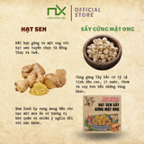  TP27140 Hạt sen sấy gừng 100g_gói xếp hông 