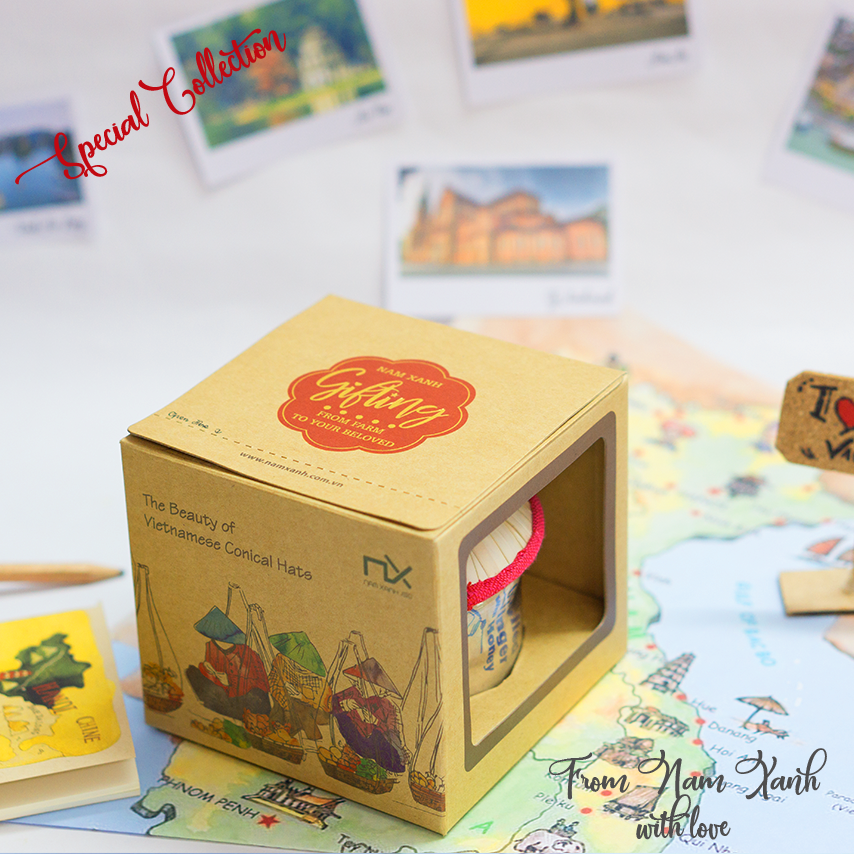 TP03150 LON NÓN ĐẬU NÀNH TẨM CỎ NGỌT VỊ CAY BẮC 100G (140G)_COLLECTION