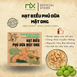  TP02255 Hạt Điều phủ dừa mật ong 100g (120g) 