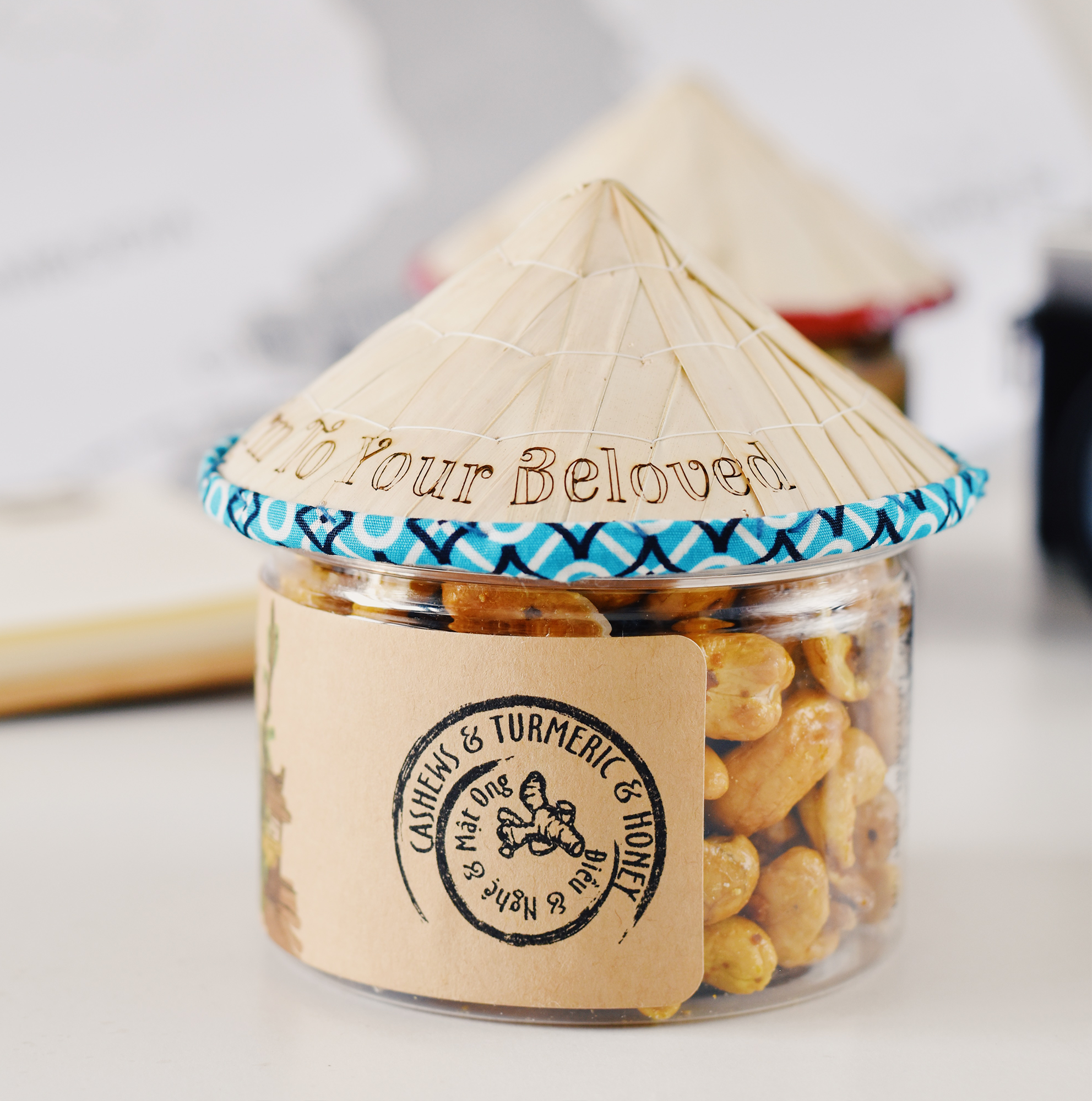 TP02199 LON NÓN HẠT ĐIỀU PHỦ NGHỆ MẬT ONG 130G (170G)_COLLECTION