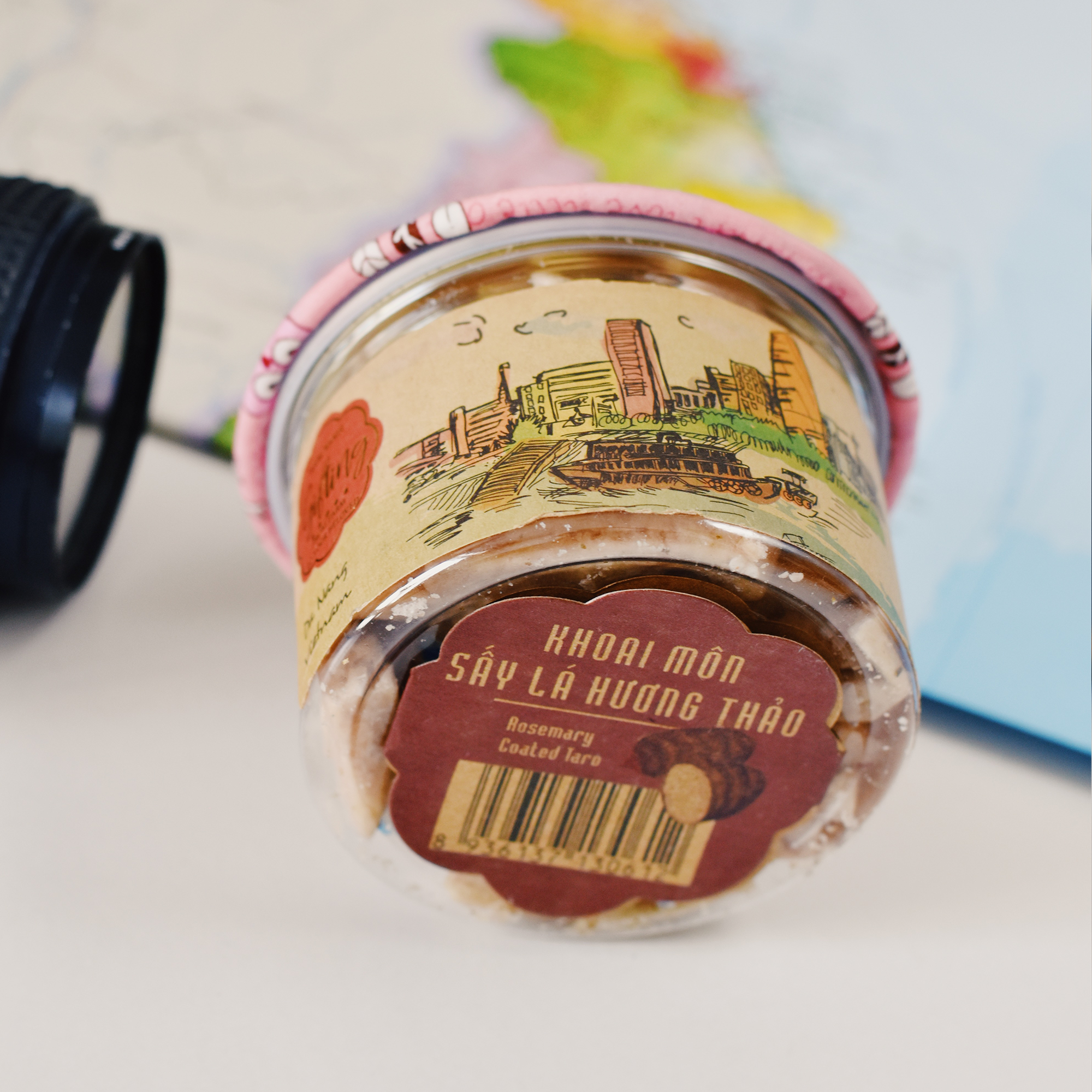 TP08031 LON NÓN KHOAI MÔN SẤY LÁ HƯƠNG THẢO 70G (110G)_COLLECTION