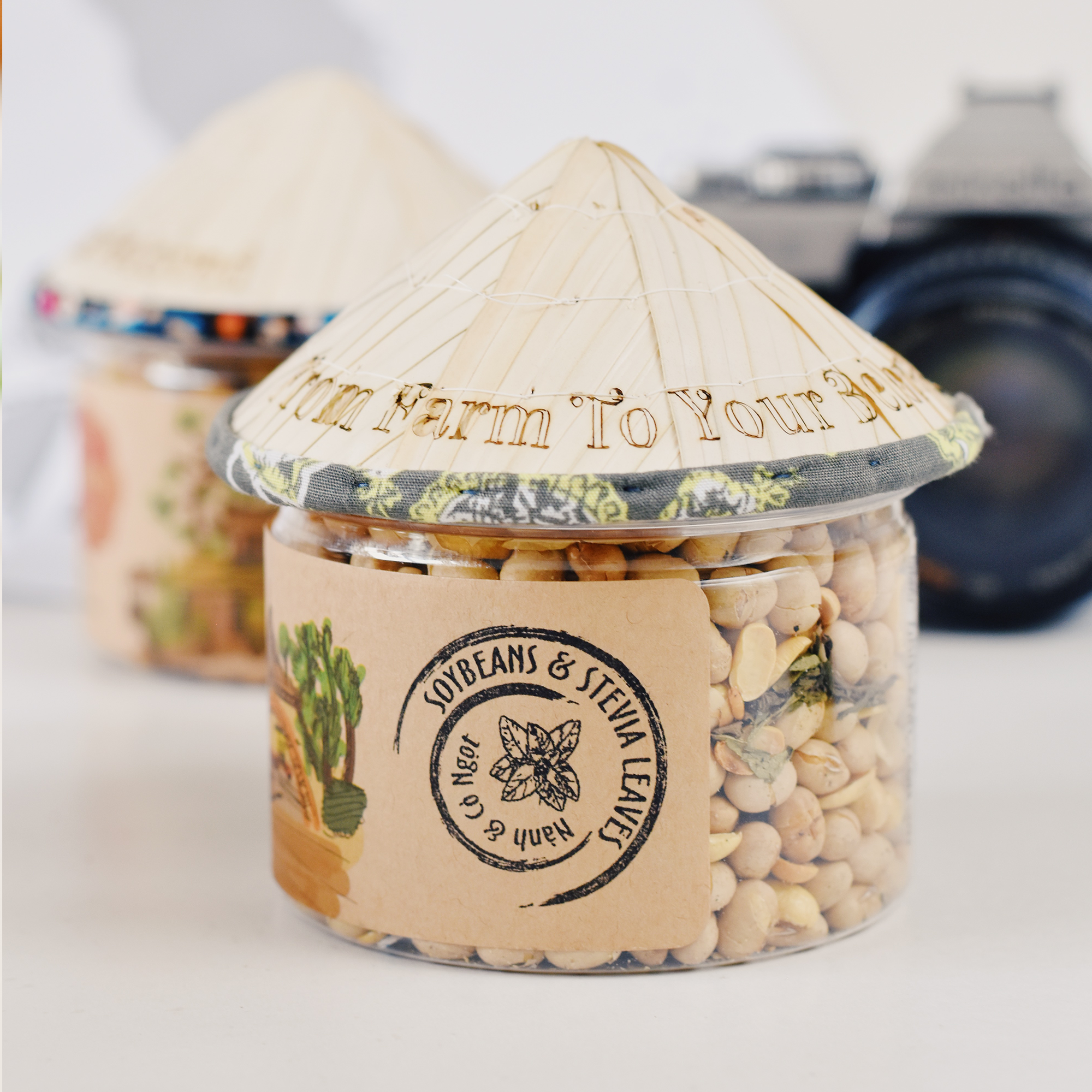 TP03149 LON NÓN ĐẬU NÀNH TẨM CỎ NGỌT 100G (140G _COLLECTION )