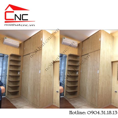  Thi công tủ quần áo gỗ công nghiệp mdf - 814 