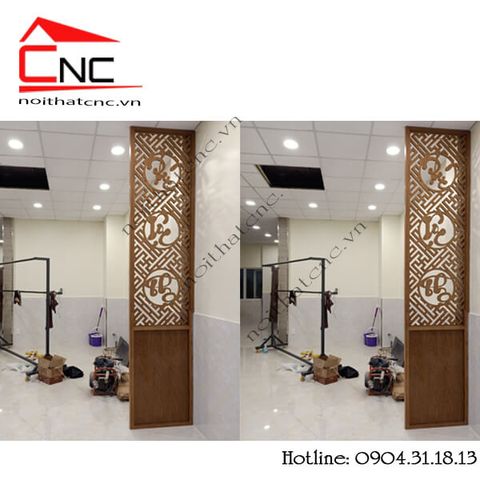  Thi công vách ngăn cnc phòng khách phúc lộc thọ - 785 