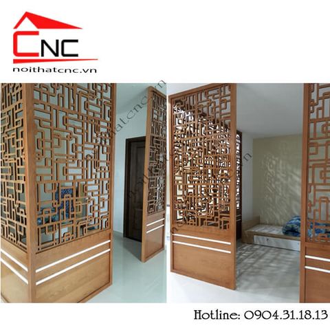  Thi công vách cnc phòng ngủ - 390 