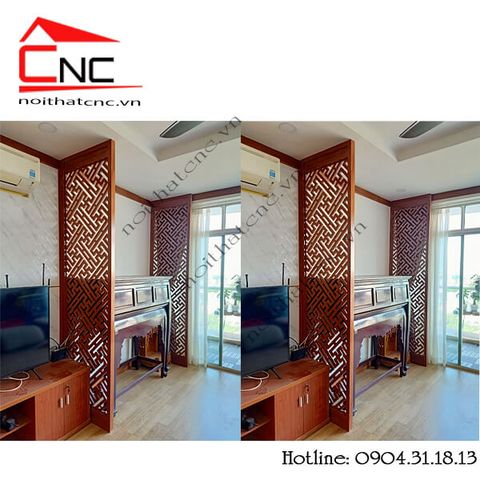  Thi công vách ngăn cnc phòng thờ - 781 