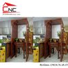 Thi công vách ngăn cnc phòng thờ chữ vạn - 732