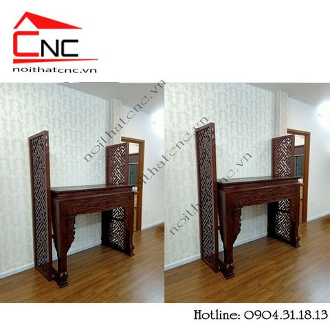  Thi công vách ngăn cnc phòng thờ chữ vạn - 739 