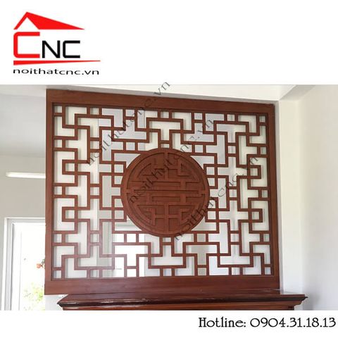  Thi công vách ngăn cnc phòng thờ chữ thọ - 725 