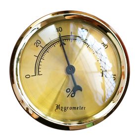 Đồng hồ đo độ ẩm cigar - HYGROMETER 74mm