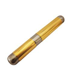 Single Cigar Tube Gold