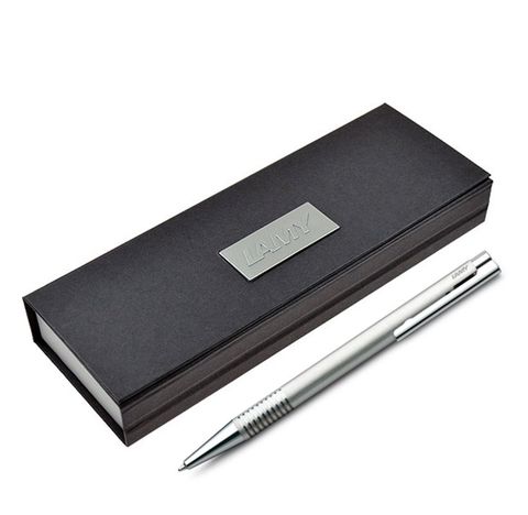 Bút bi Lamy logo steel 206 (Mực Xanh) 2 