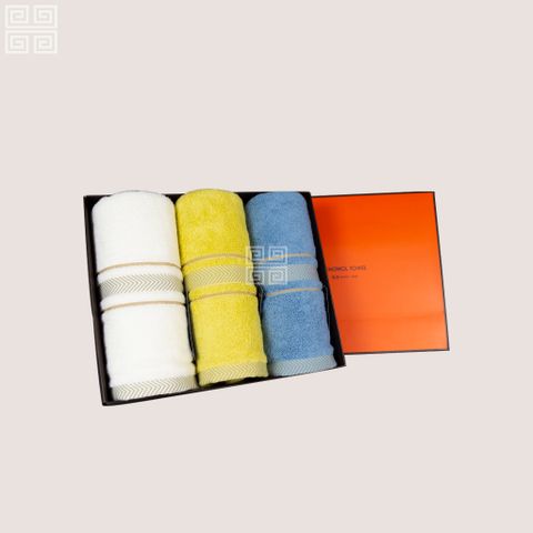 KHĂN QUÀ TẶNG COTTON TG SENTI  - Set 3 Khăn 40x80cm