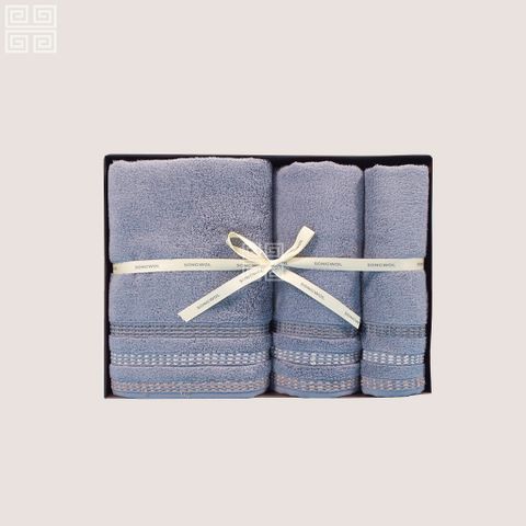 KHĂN QUÀ TẶNG COTTON TG MODERN STITCH (Set special: HAND - FACE - BATH)