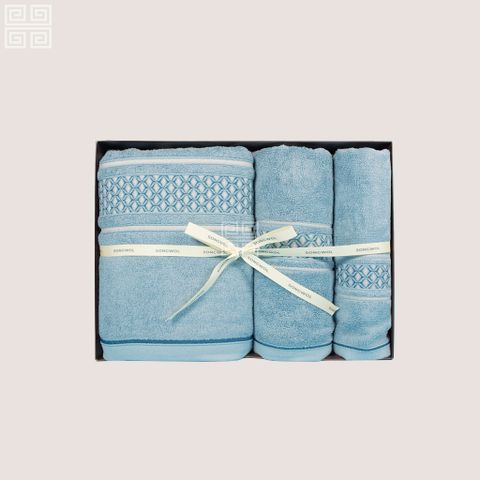 KHĂN QUÀ TẶNG BAMBOO TG DOUBLE DIAMOND (Set special: HAND - FACE - BATH)