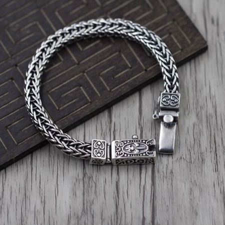 Lắc Tay Bạc Thái Chrome Hearts - LB047