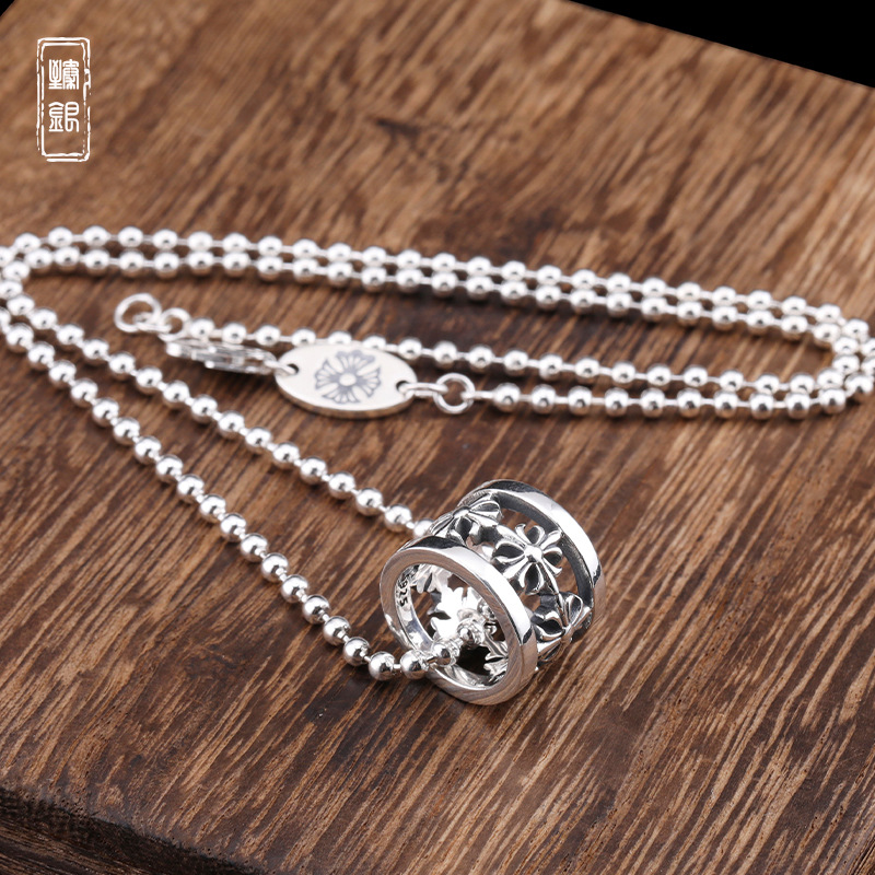  Mặt Bạc Chrome Hearts Hoa Cộng - MB300 