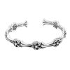 Lắc Tay Bạc Chrome Hearts Hoa  - LB246