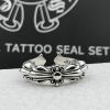 Nhẫn Bạc Chrome Hearts Hoa Cộng Nhỏ - NB505