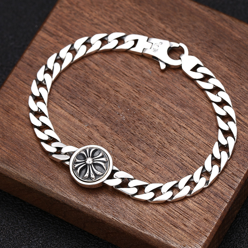  Lắc Tay Bạc Thái Chrome Hearts - LB217 