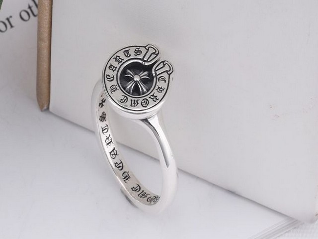  Nhẫn Bạc Mặt Logo Chrome Hearts - NB438 