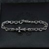 Lắc Tay Bạc Chrome Hearts Thánh Giá - LB197