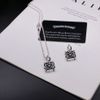 Mặt Dây Bạc Thái Chrome Hearts Bướm Retro - MB377