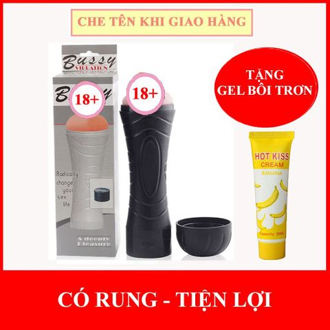 âm đạo giả cầm tay kiểu dáng đèn pin có rung cho nam cực phê