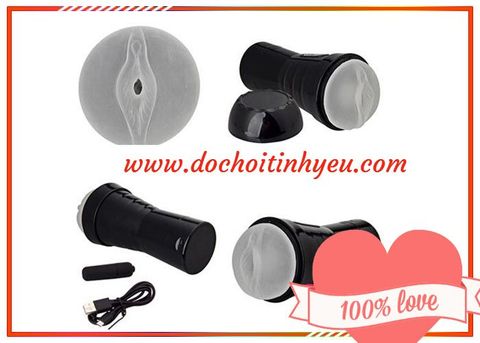 Đồ chơi người lớn dành cho nam giới - âm đạo giả cao cấp DEVO 5D pin sạc