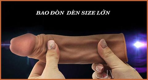 Bao cao su đôn dên có gai tăng 10cm cho nam