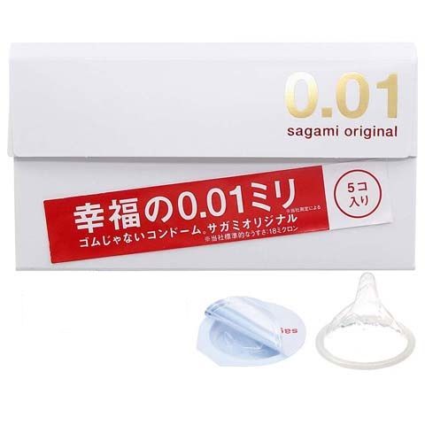 Bao cao su siêu mỏng sagami original 0.01mm hộp 1 cái