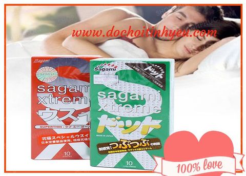 Bao cao su siêu mỏng Sagami Xtreme cực mỏng nhập từ Nhật Bản