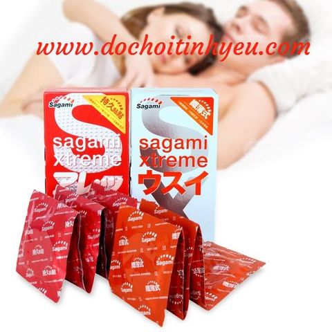 Bao cao su siêu mỏng Sagami Xtreme cực mỏng nhập từ Nhật Bản