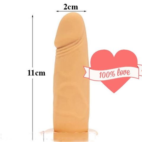 Dương vật giả Deep Climax có dây đeo đặc ruột size nhỏ