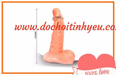 Dương vật giả có dây đeo size nhỏ nhất - dụng cụ tình dục hỗ trợ cho nam giới