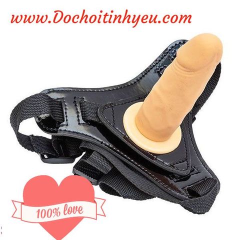 Dương vật giả Deep Climax có dây đeo đặc ruột size nhỏ