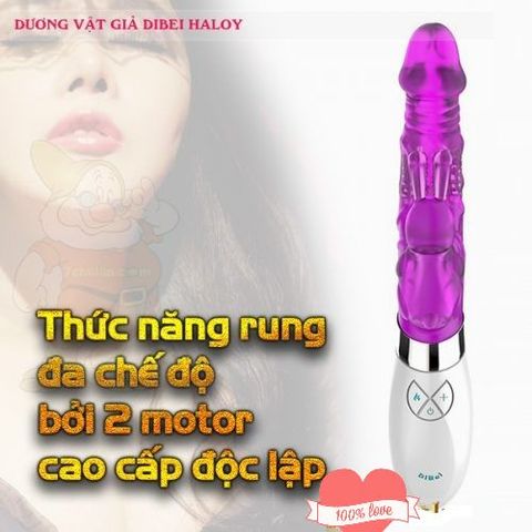 Dương vật giả Dibey Haloy rung ngoáy 7 chế độ cực mạnh