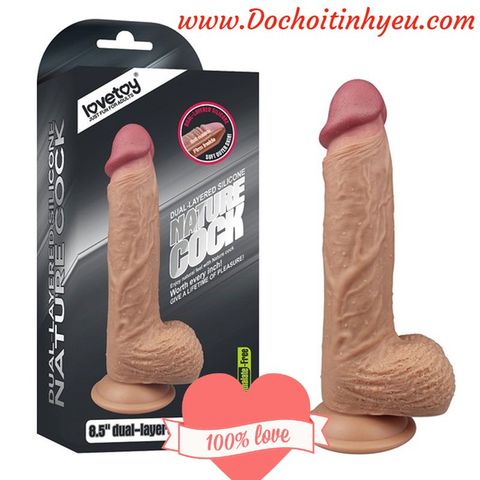 Dương vật Lovetoy hàng khủng đường kính 5 cm siêu mềm gắn tường