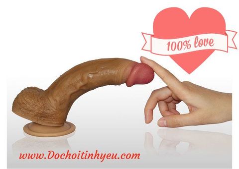 Dương vật Lovetoy hàng khủng đường kính 5 cm siêu mềm gắn tường