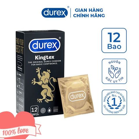 Durex kingtex (12 cái) giá bao nhiêu