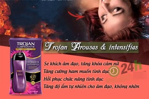 Gel bôi Trojan kích thích điểm g nữ lên đỉnh