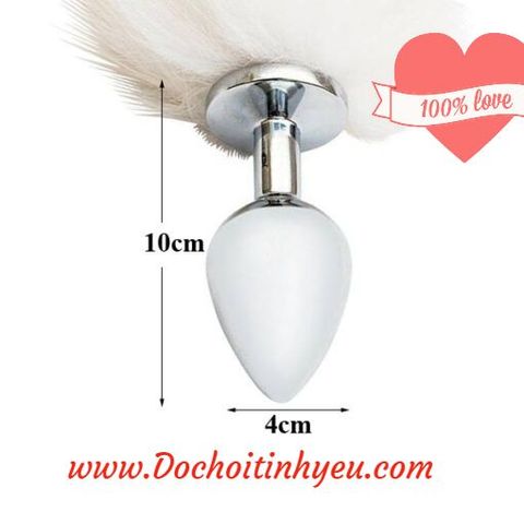 Sextoy đuôi chồn inox cắm lỗ hậu môn cực sướng