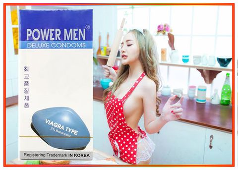 Bao cao su siêu mỏng Viagra có thuốc kéo dài thời gian quan hệ