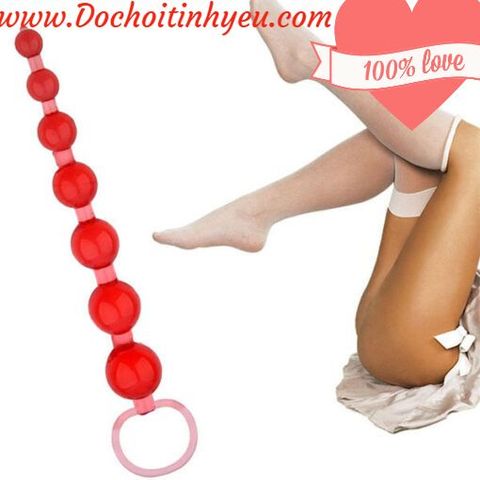 Que hậu môn Anal Bead Silicon mềm mại không rung