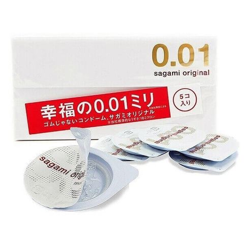 Bao cao su siêu mỏng sagami original 0.01mm hộp 1 cái