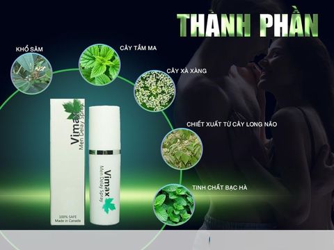 Thuốc xịt vimax kéo dài thời gian quan hệ tức thì