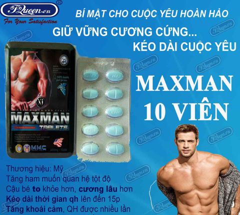 Thuốc cường dương Maxman Hà Nội